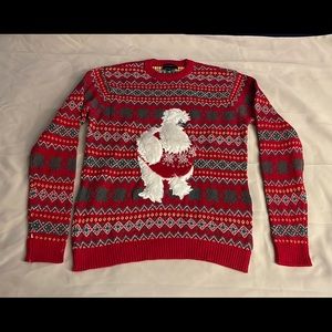 blizzard bay fluffy ugly chicken christmas sweater